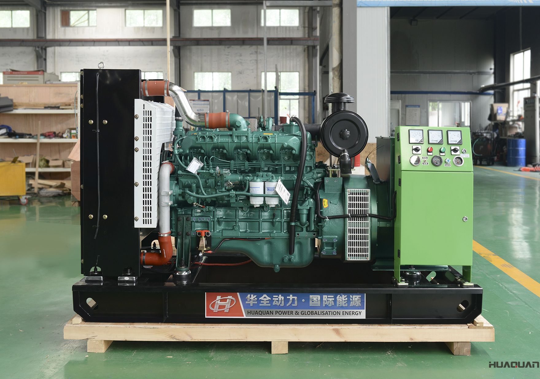 2018年4月15日華全動力120kw標(biāo)配柴油發(fā)電機(jī)組發(fā)貨了