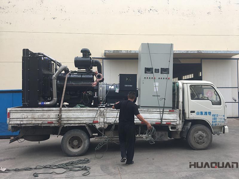 兩臺自動化發電機組在6.27號分別發往江蘇省、河南省