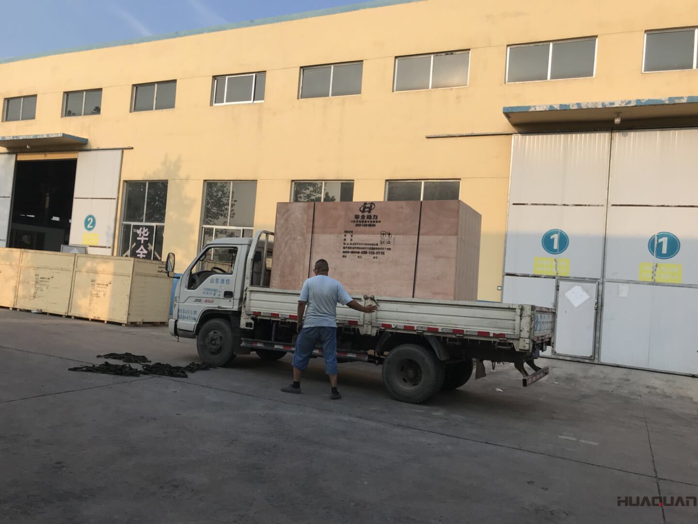 7月6日一臺(tái)HQ1QF標(biāo)配汽油一體機(jī)由華全成功發(fā)往吉林省