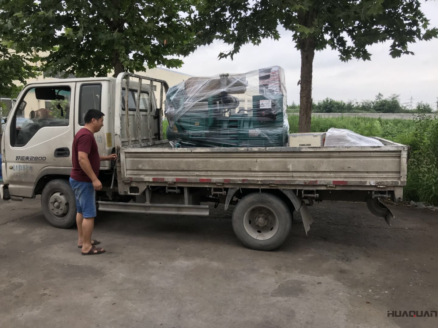 發貨了！一臺HQ300GF自動化發型柴油機水泵于7月14號發往河北