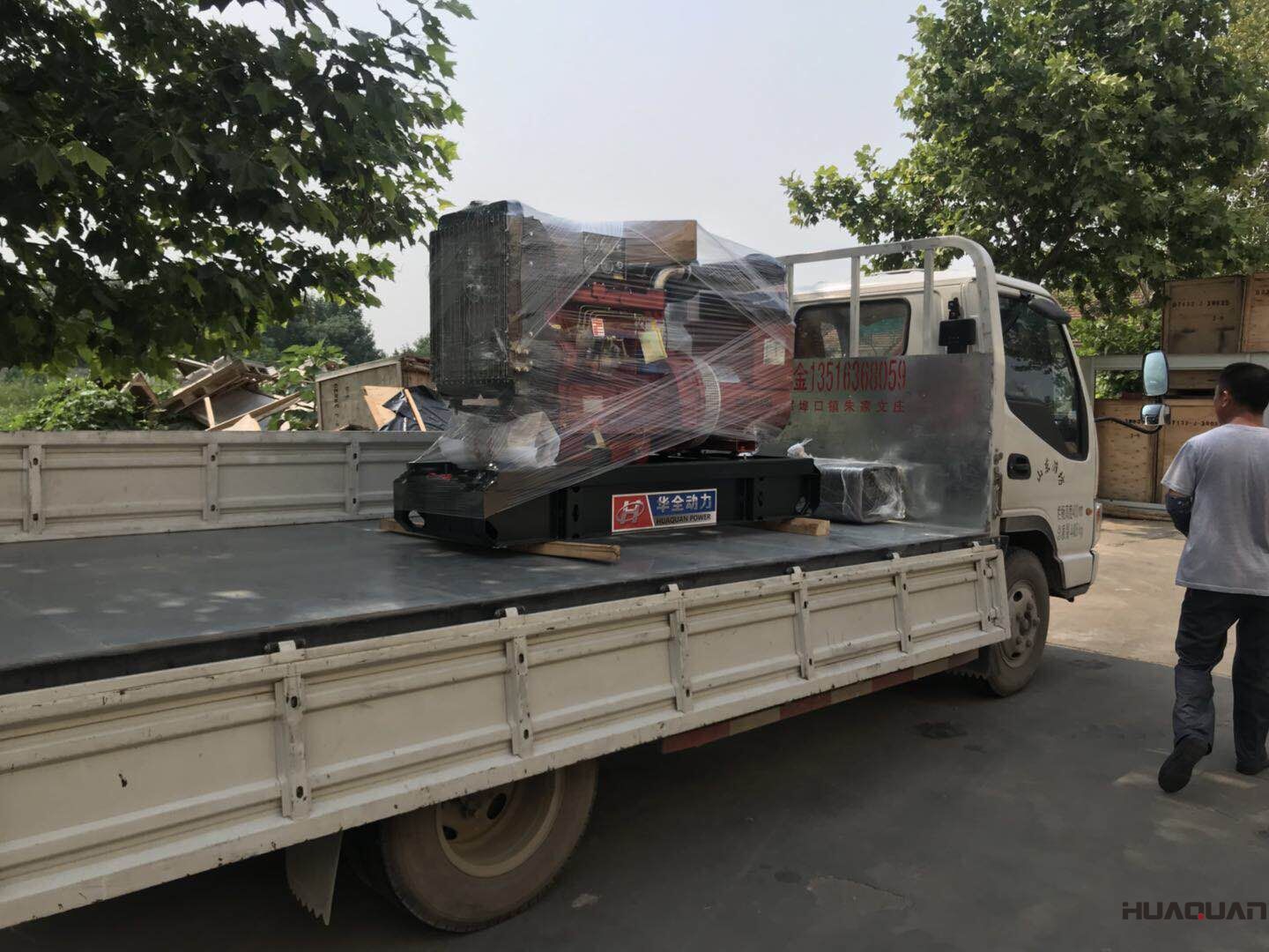 一臺30kw標配柴油發電機組于8月21日順利發往河北