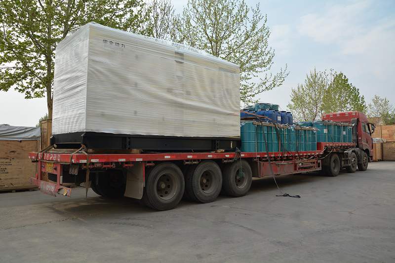 300kw靜音箱柴油發電機組于3月26日從華全動力發往陜西省