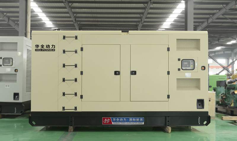 4月24日，一臺400kw靜音箱發電機組從華全動力發往山東