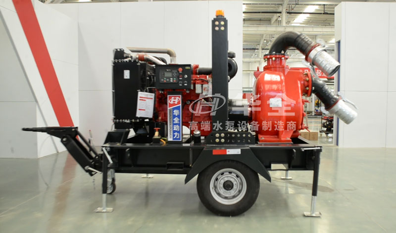 全力以赴打硬仗，防汛抗旱保秋收！華全防汛抗旱移動(dòng)泵站緊急發(fā)貨